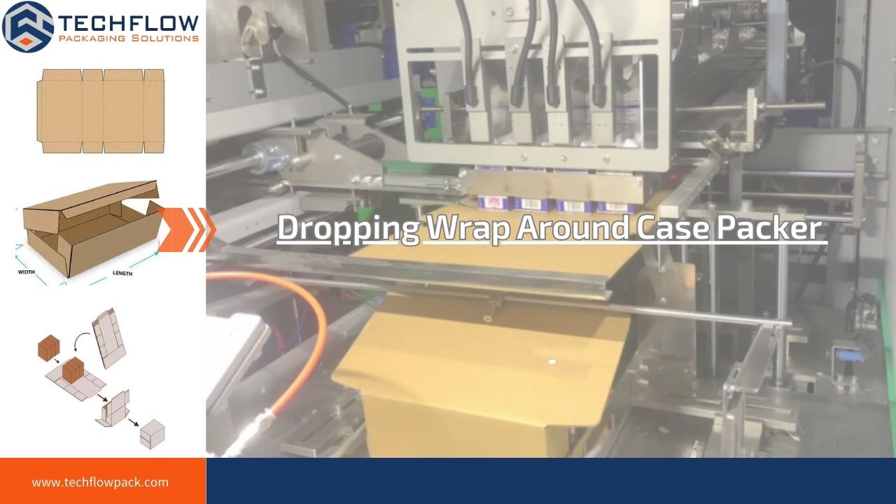 Cost Effective Automatic Dropping Type Wrap Around Case Packer