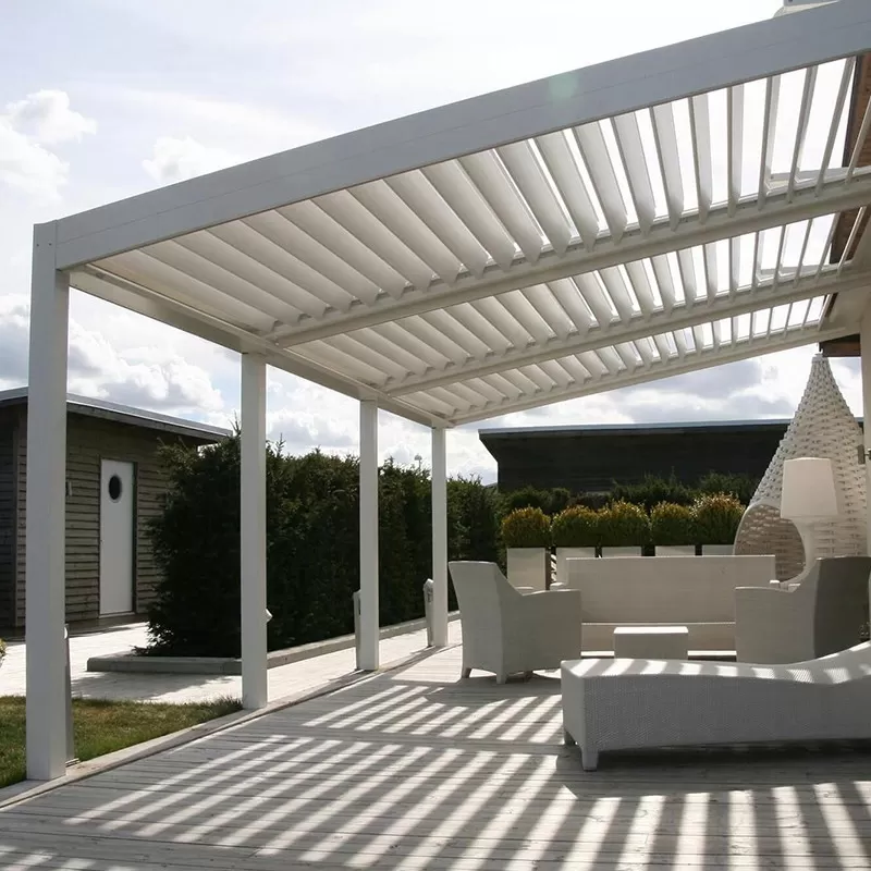 Pergola Aluminium Kisi Kisi Dinding Tebal Mm