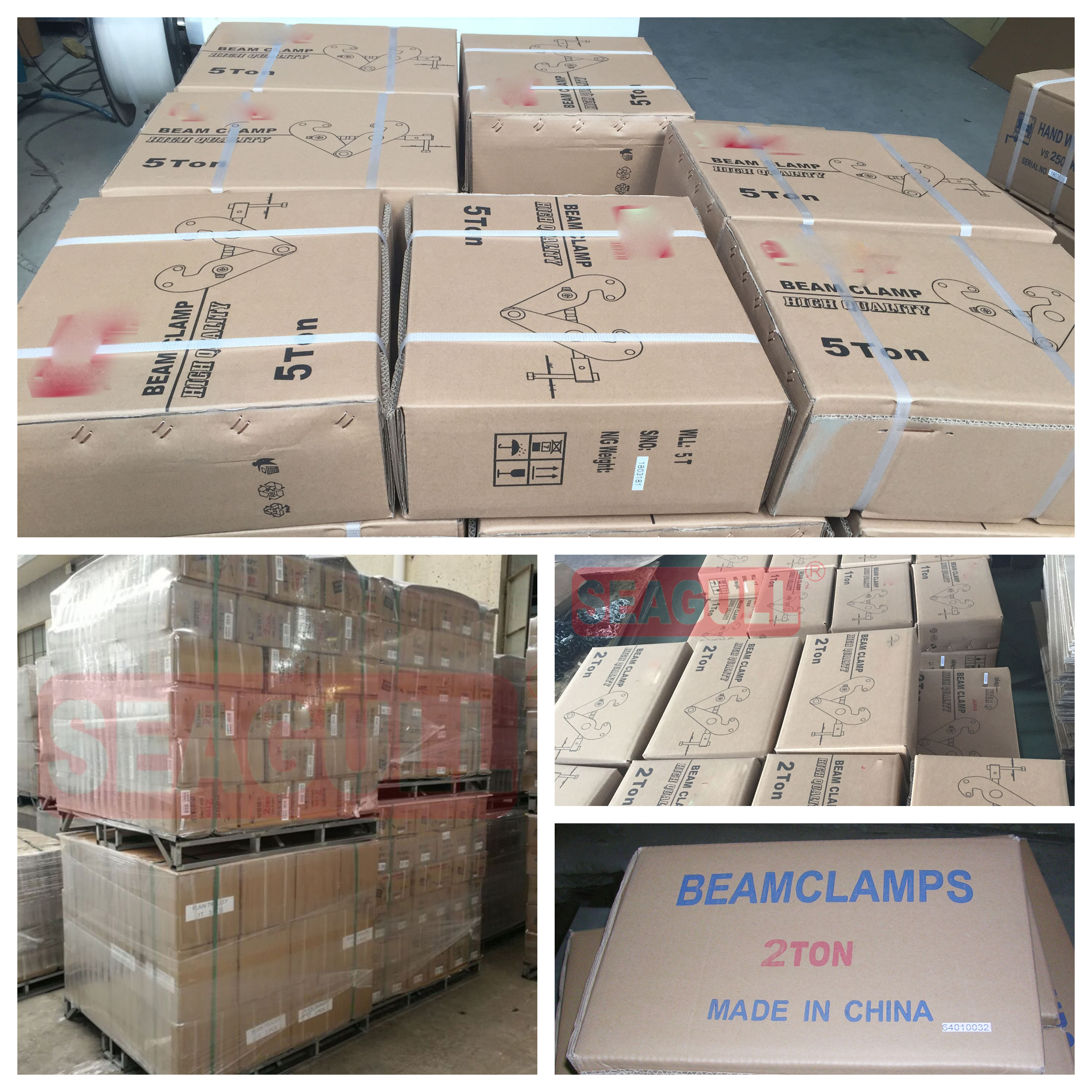 Чайка 1т - 10т Універсальні сталеві затискачі для підйому 18