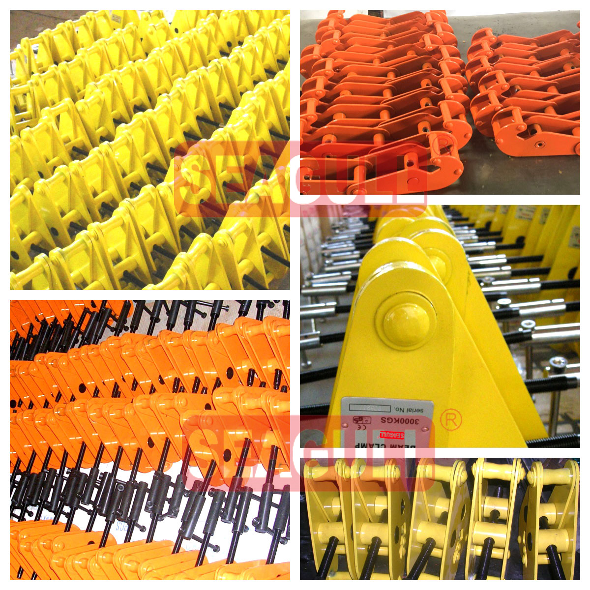 Чайка 1т - 10т Універсальні сталеві затискачі для підйому 17