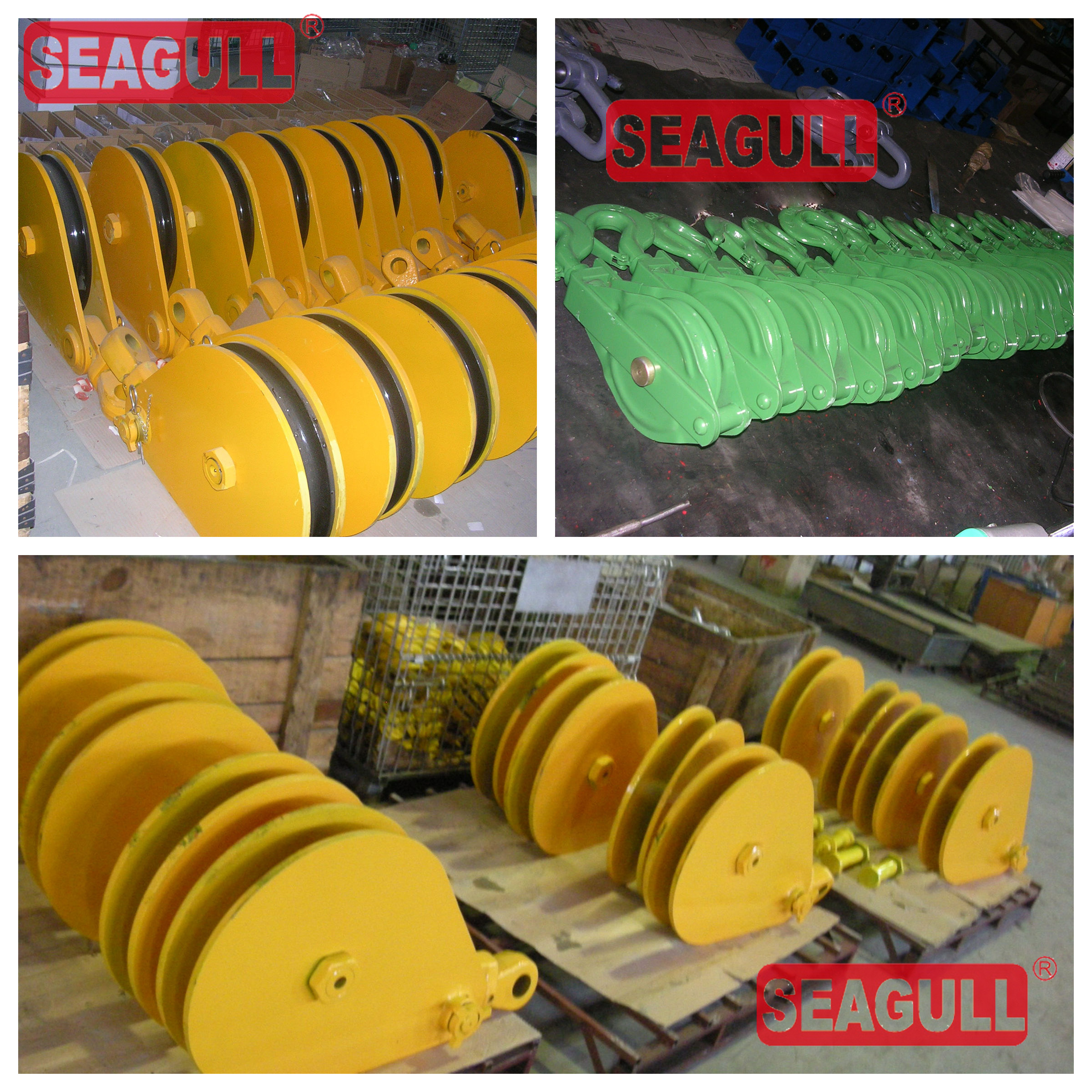 0,5-10T Buone prezzi al gancio/anello in acciaio personalizzato Cina affidabile bloccato a ruota singola industriale/marina 16