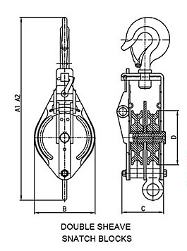 0,5-10T Buone prezzi al gancio/anello in acciaio personalizzato Cina affidabile bloccato a ruota singola industriale/marina 13