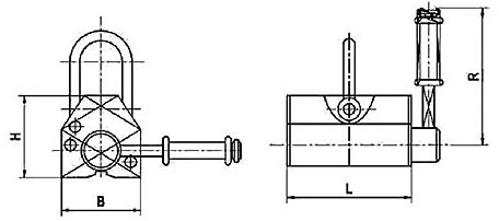 Imán permanente de elevación plano de metal de succión magnética de 100kg a 5000kg 92