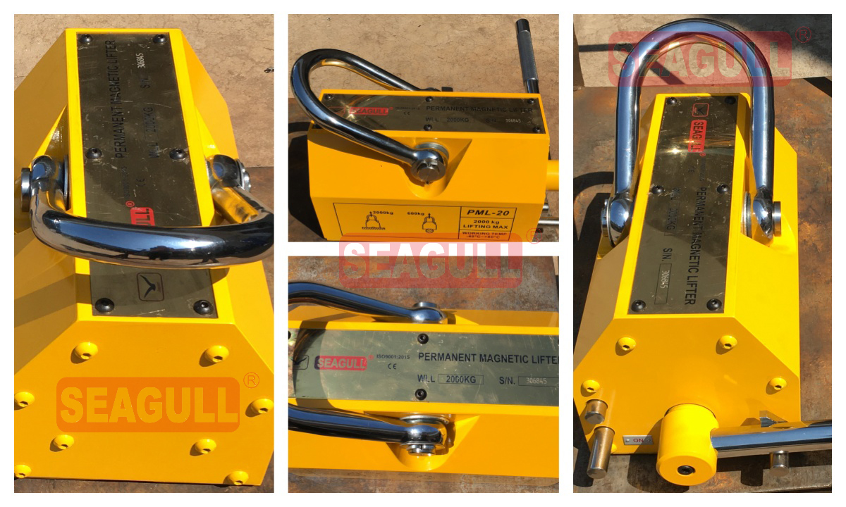 Imán permanente de elevación plano de metal de succión magnética de 100kg a 5000kg 91