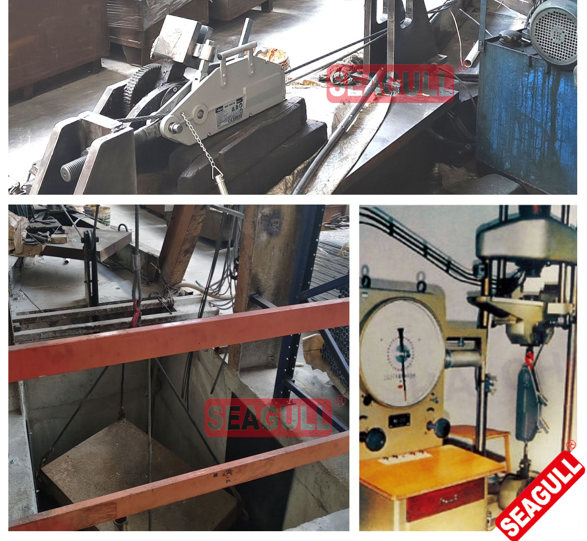 CE المعتمدة Gantry Crane Seagull/OEM يدوي كابل سلك الحبل Winch 12