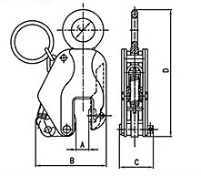 Heavy Load 0.8Ton to16 Ton Automatic Adjustable Girder Vertical Plate Clamp 10