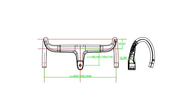Manejo de bicicleta de carbono de una pie 14