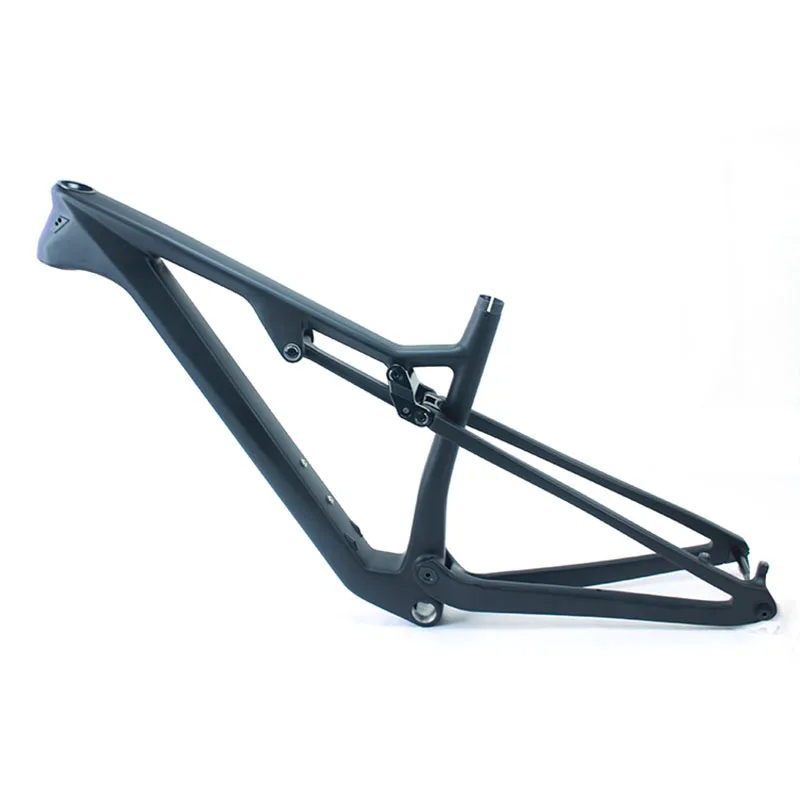 Hot Sale Thru-axle Model Full Suspension Mtb 29er Bike Frame Internal Cable Bicycle Parts Dia 31.6mm Fiber Bike Matte Frame 10