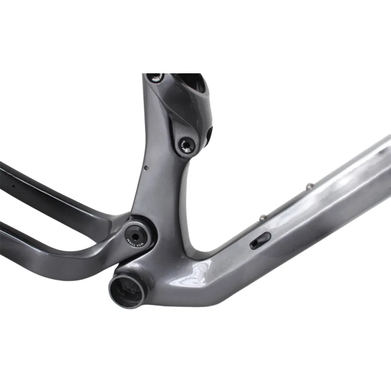 2024 Custom Design Full Suspension Xc Bike Frame Thru-axle Model Bicycle Frame Carbon Suspension Chinese T800 Carbon Bike Frame 17