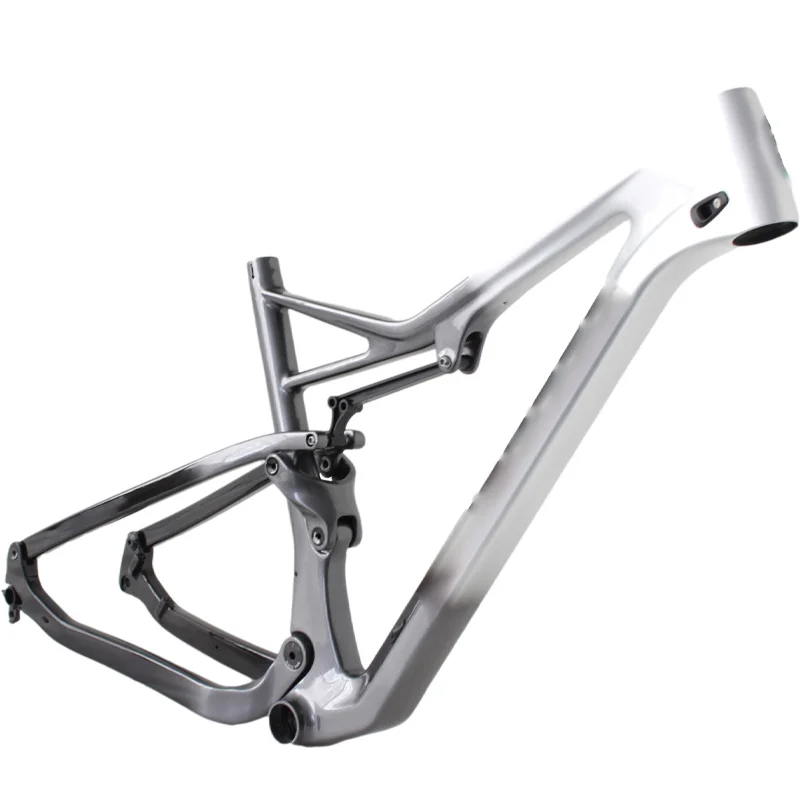 New Design Full Suspension Xc Bike Frame All Thru-axle Model Bicycle Carbon T800 Suspension Frame 40