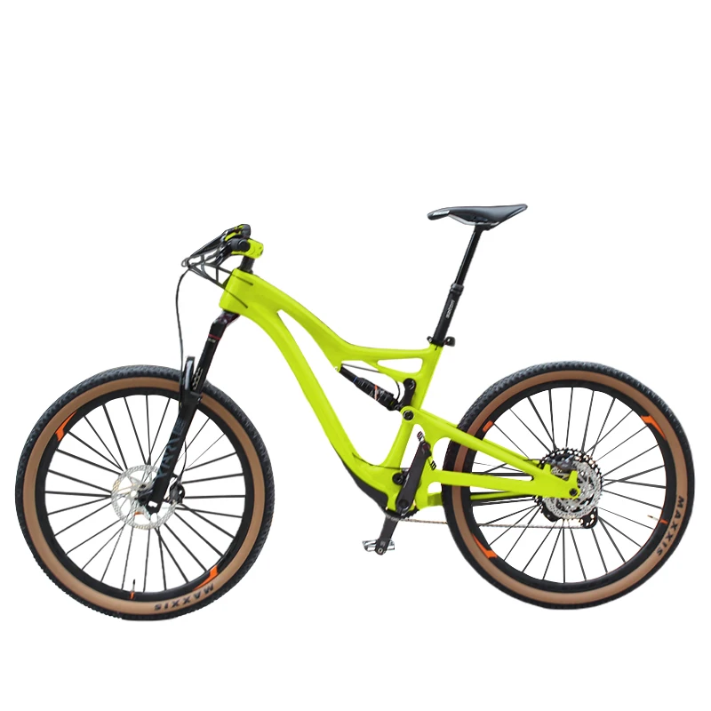 Mtb Frame Full Suspension Bicycle Frame Mountain Bike Carbon T800 29er Bicycle Full Suspension Frame 39