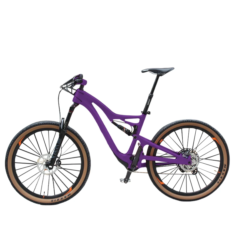 Mtb Frame Full Suspension Bicycle Frame Mountain Bike Carbon T800 29er Bicycle Full Suspension Frame 38