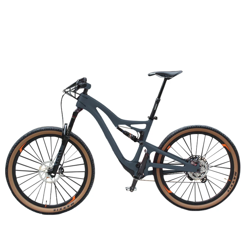 Mtb Frame Full Suspension Bicycle Frame Mountain Bike Carbon T800 29er Bicycle Full Suspension Frame 44