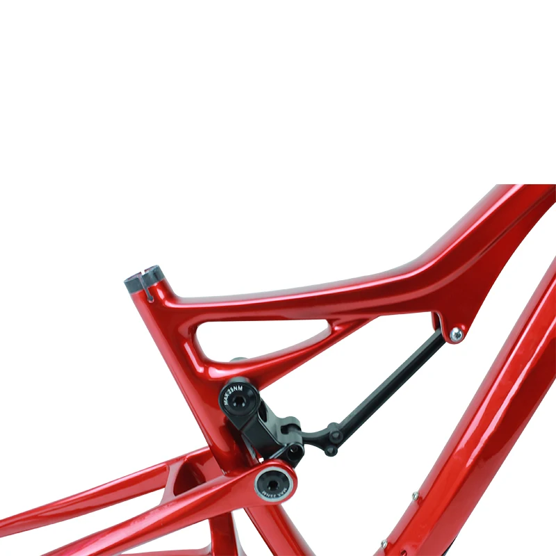 Carbon T800 Enduro Bike Frame - Full Suspension, Internal Cable Routing, Thru-Axle Design 20