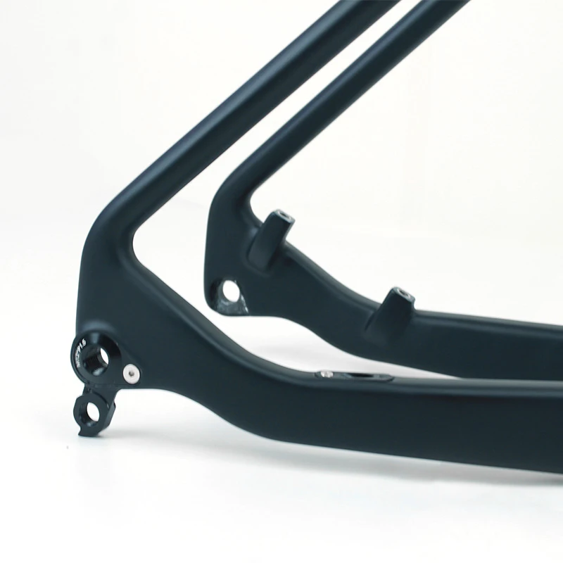 Cuadro de bicicleta de montaña de carbono T700 con freno de disco, Cable interno, marcos mate de carbono para actividades al aire libre, 29er 12
