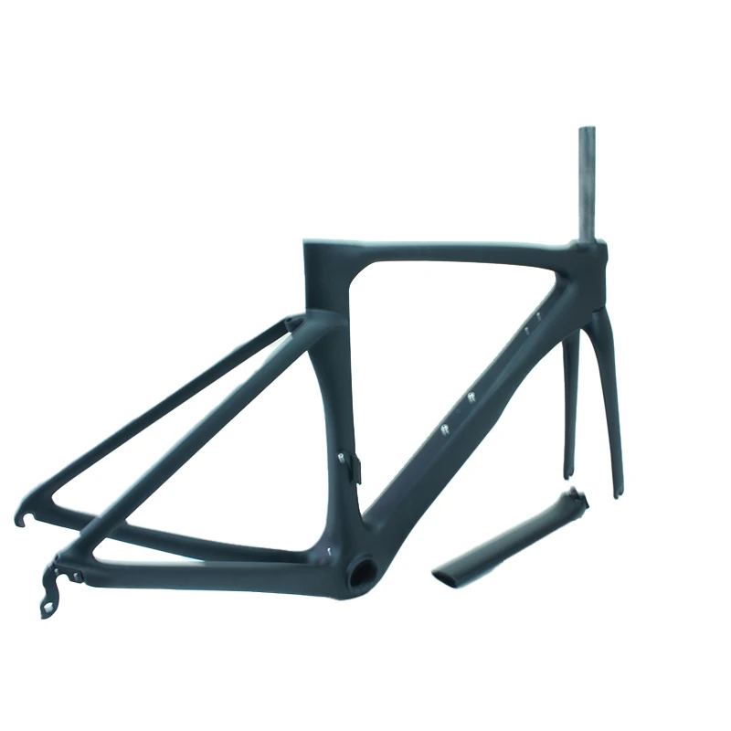 Telaio per bici da strada in carbonio T800 con freni a cerchione di alta qualità, telaio in fibra di carbonio 700c con cavi interni 25