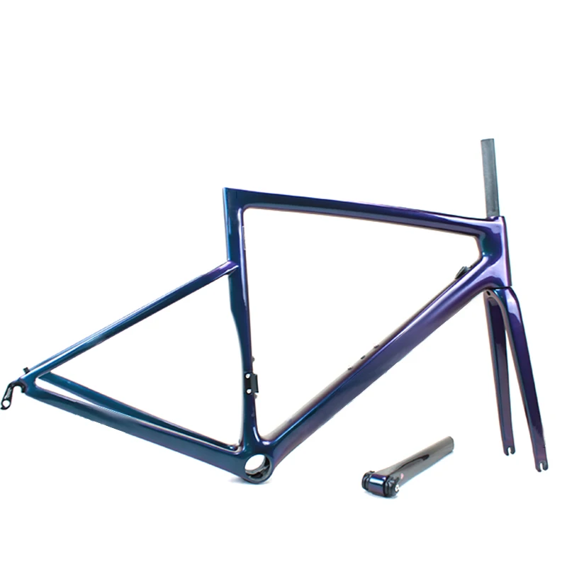 Nuovo modello 2024 China Factory Post Mount U-brake Brake Road Bike Telaio in carbonio Pittura personalizzata 29