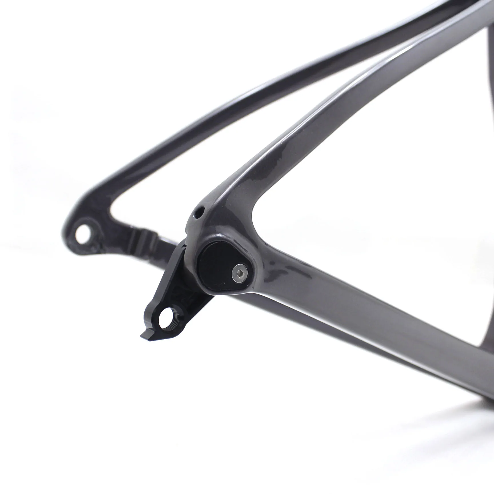 Quadro de bicicleta de estrada ultraleve em fibra de carbono CRF45 700C | Design aerodinâmico de nível competitivo personalizado OEM, modelo vermelho brilhante 16