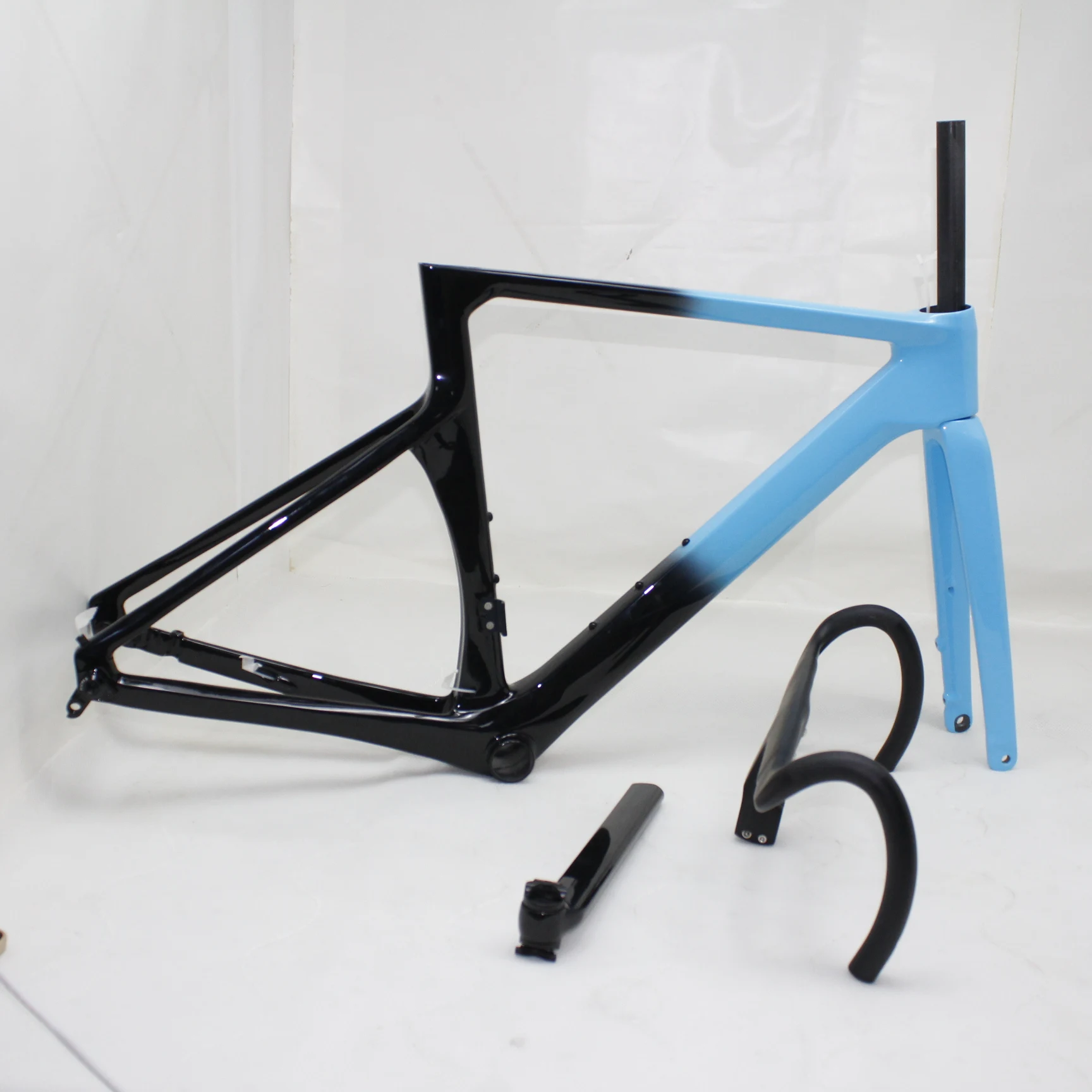 Carbon Fiber Road Bike Frame Disc Brake Road Bicycle Frameset Max Tire 700x28c 11