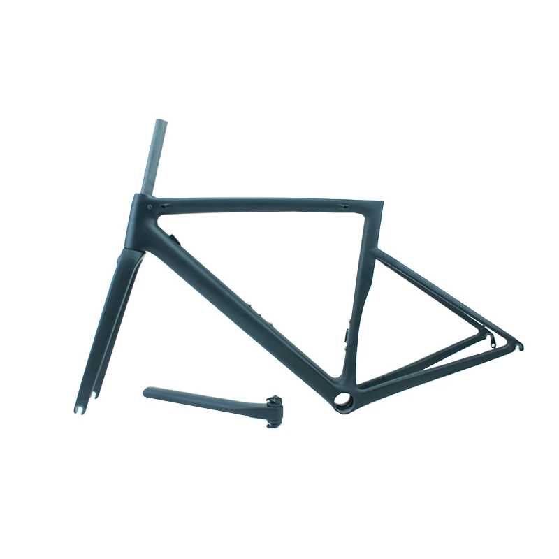 Hot Sale 44/49/52/54/56/58 Direct Mount Road Frame Carbon Road Bike C-brake T700 Matte Roadbike Carbon Disc Road Frame 17