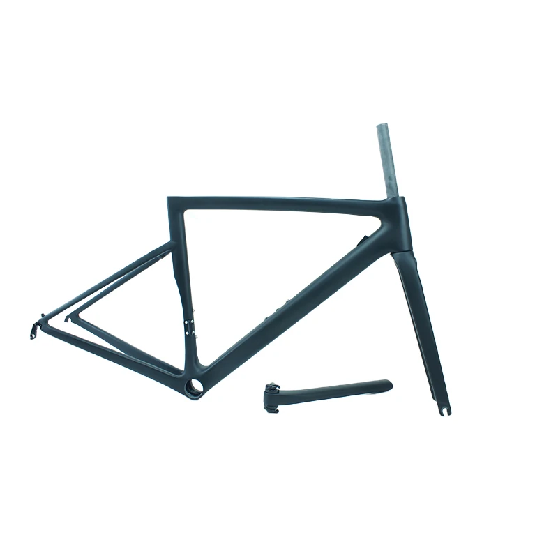 Hot Sale 44/49/52/54/56/58 Direct Mount Road Frame Carbon Road Bike C-brake T700 Matte Roadbike Carbon Disc Road Frame 15