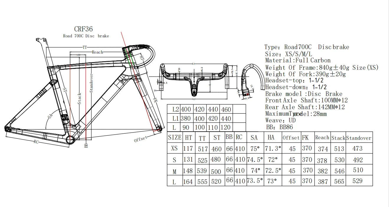 New Product 2023 Carbon T800 Fiber Frame 700c Chinese Carbon Bike Frame Disc Brake Bike Frame 10