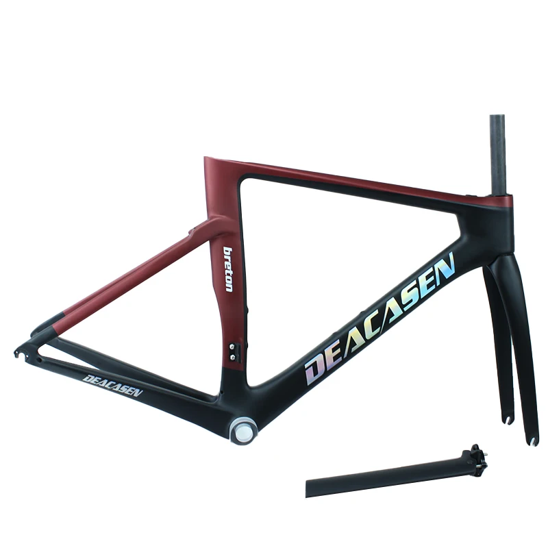 Direct U-brake road bike internal cable carbon fiber T700 road bike frame 700 U-brake road bike frame 16