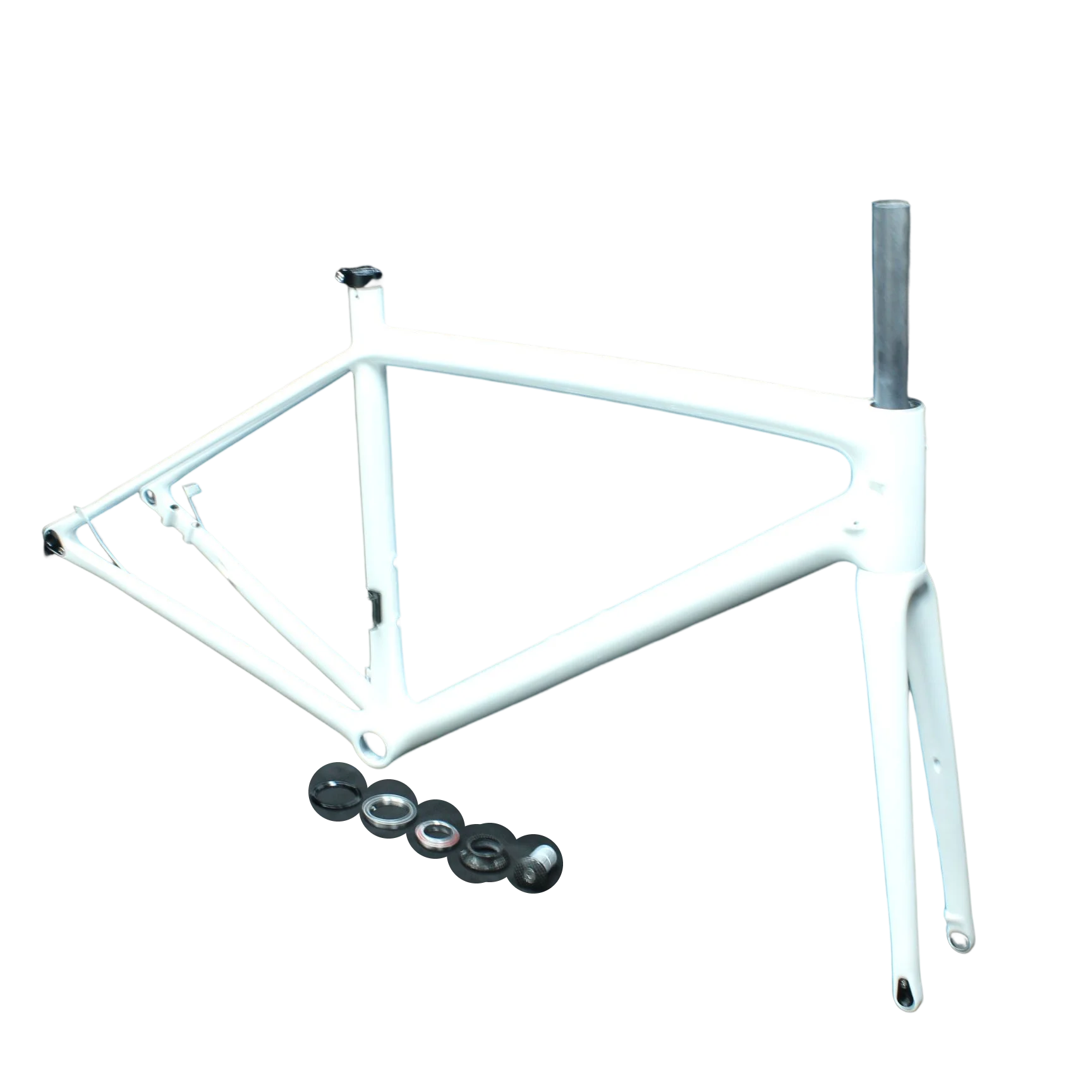 Neue Produkte 2024 Einzigartiger Carbonrahmen Rennrad Mountainbike Ultraleichter Carbon-Rennradrahmen Steckachsenmodell 13