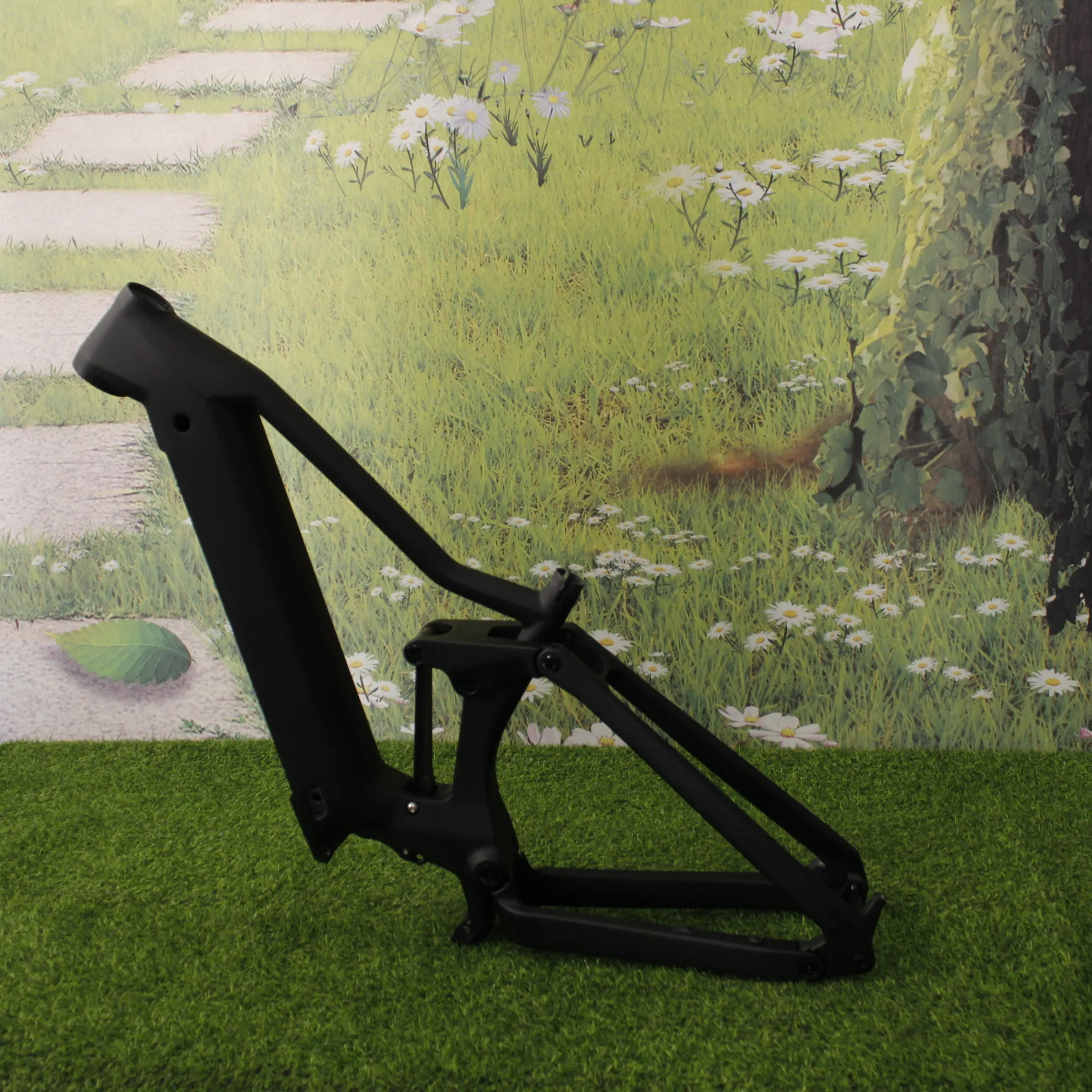 Hot-selling carbon fiber mountain bike frame full suspension carbon fiber frame eight-pole motor M510/M500 13