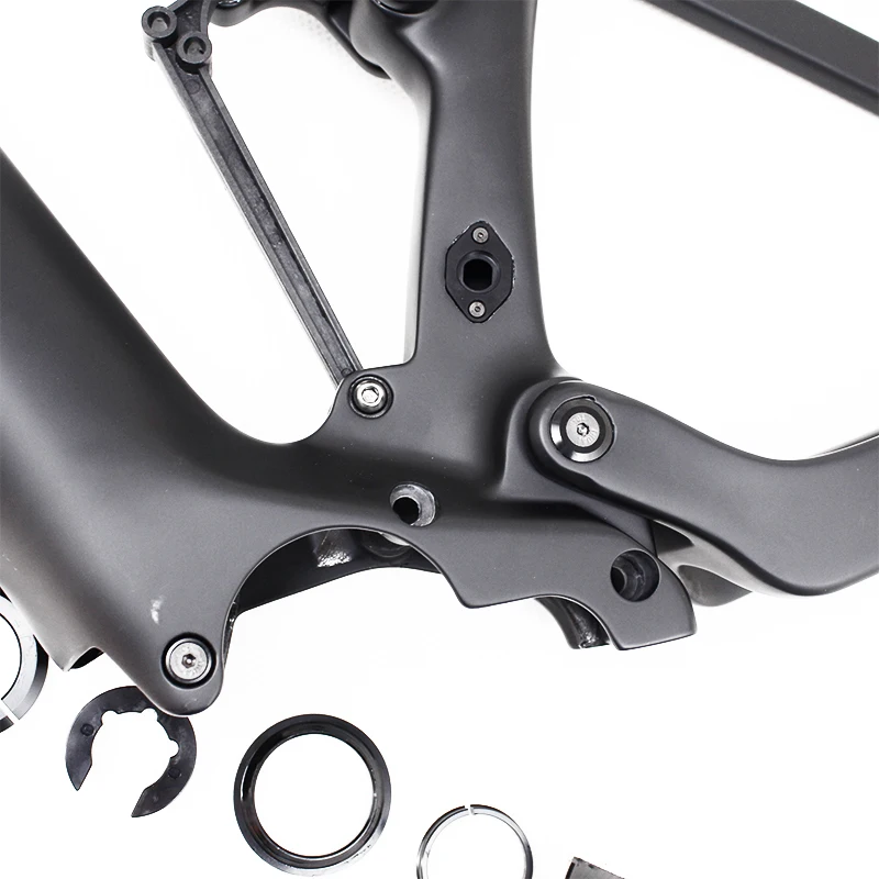 Personalizzazione Prodotti Caldi Telai Carbonio 29er Trail Mtb Full Sospensione Sospensioni Telaio in Fibra di Carbonio Antiscivolo Bafang M820 16