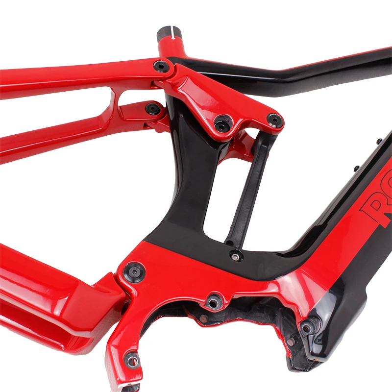 Novos produtos Fibra de carbono Mid Drive Bafang Bike Frame T800 Suspensão Full M510 M500 M600 Mountain Bike Frame Light Light 13