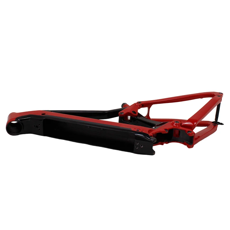 Factory direct sale of hot-selling products CEF49 electric mountain bike carbon frame eight-sided mid-mounted motor design electric bicycle carbon fiber frame eight-sided510 engine internal cable 11