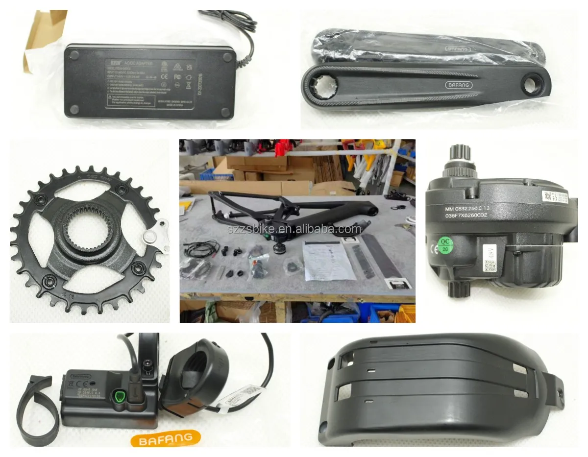 2024 Newest Products Lightest Weight Carbon 279 Cef50 E-mtb Frame With Bafang M820 Motor 11