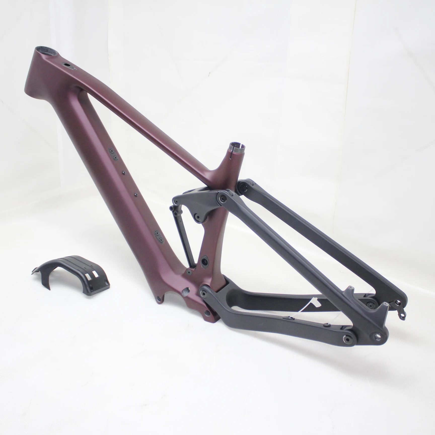 Quadro de bicicleta carbono 29er carbono t700 bafang m820 suspensão total quadro de bicicleta enduro carbono 11