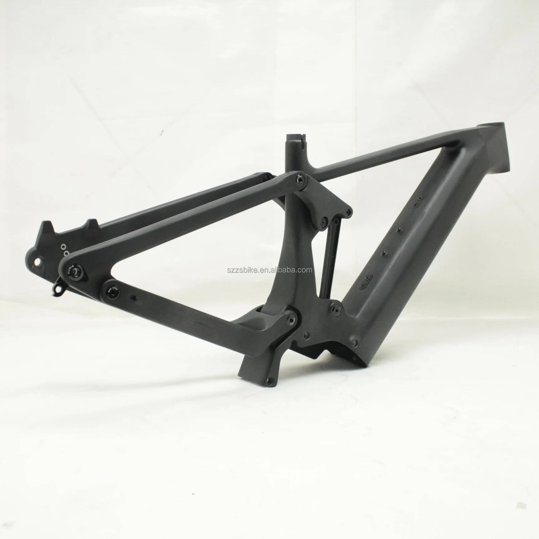 Full E-bike 29er Carbon Fibre Suspension Disc Brake Electric Power Assistance Bicycle Frame Mtb With Shim.ano Ep8 Mid M 10