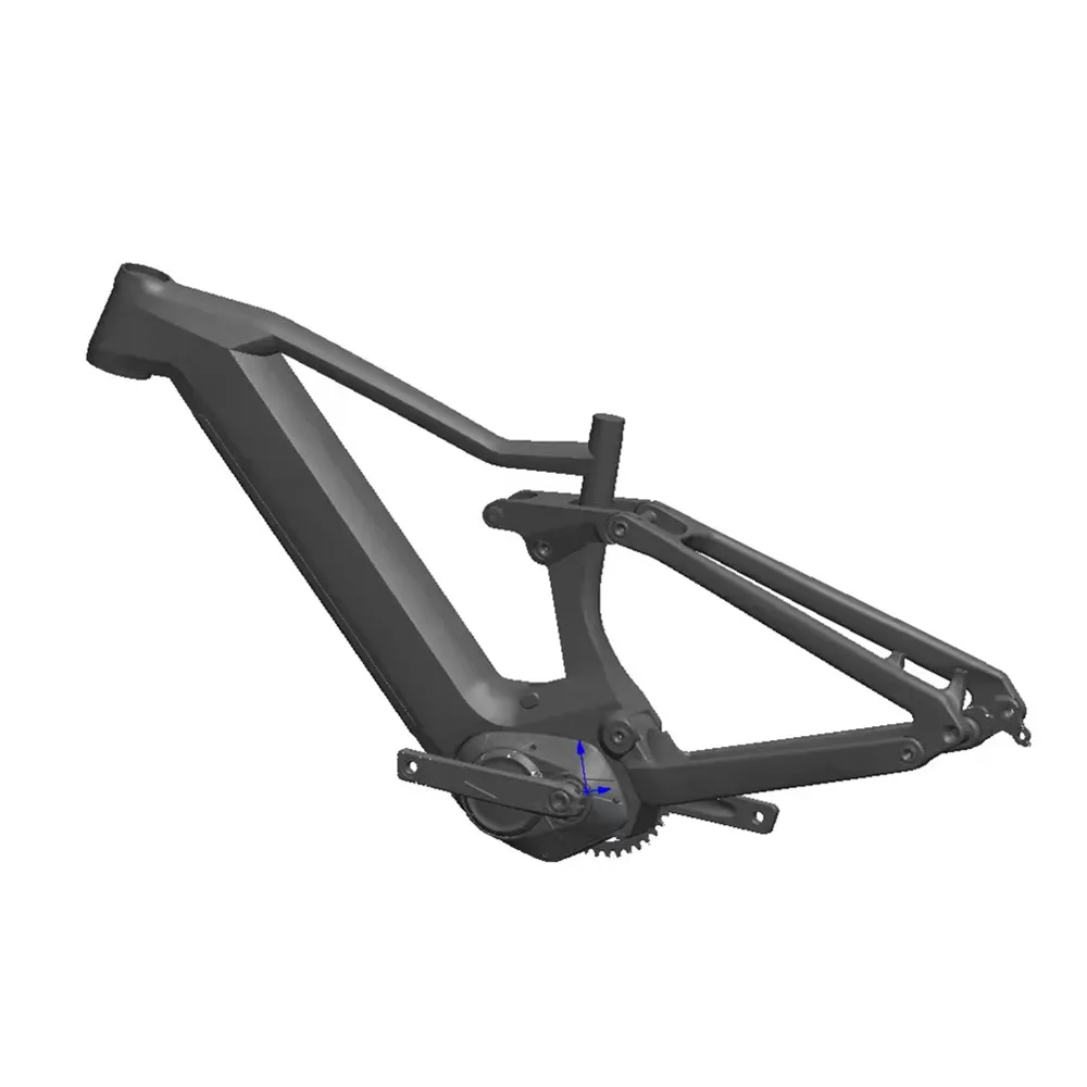 Suspensão completa e-bicike mtb armação de carbono quadro de bicicleta 29er 10