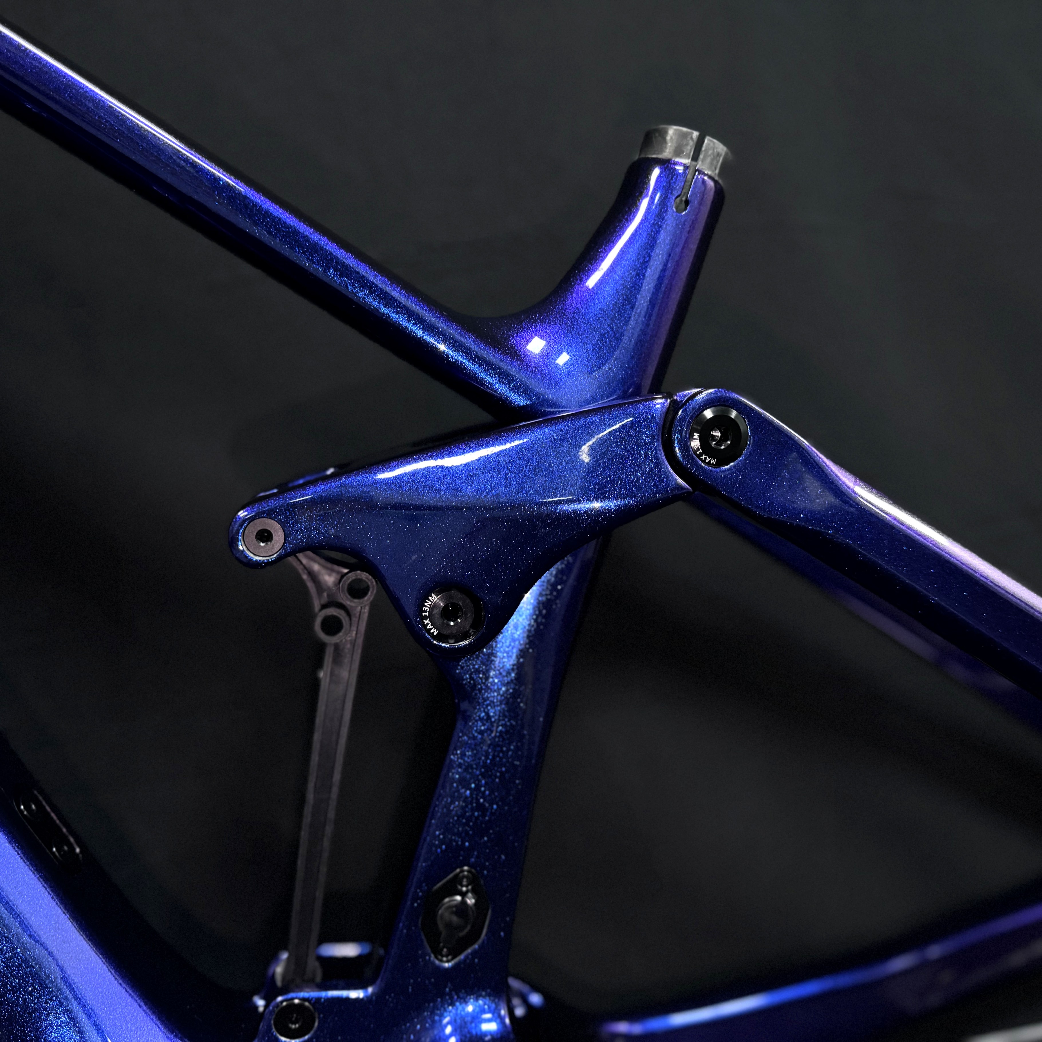 DPC030 Display Ebike Frame Frame Full Suspension Carbon Electric Mtb Frames for Central Bafang M820 Motor 250w E-Bike Frameset 14