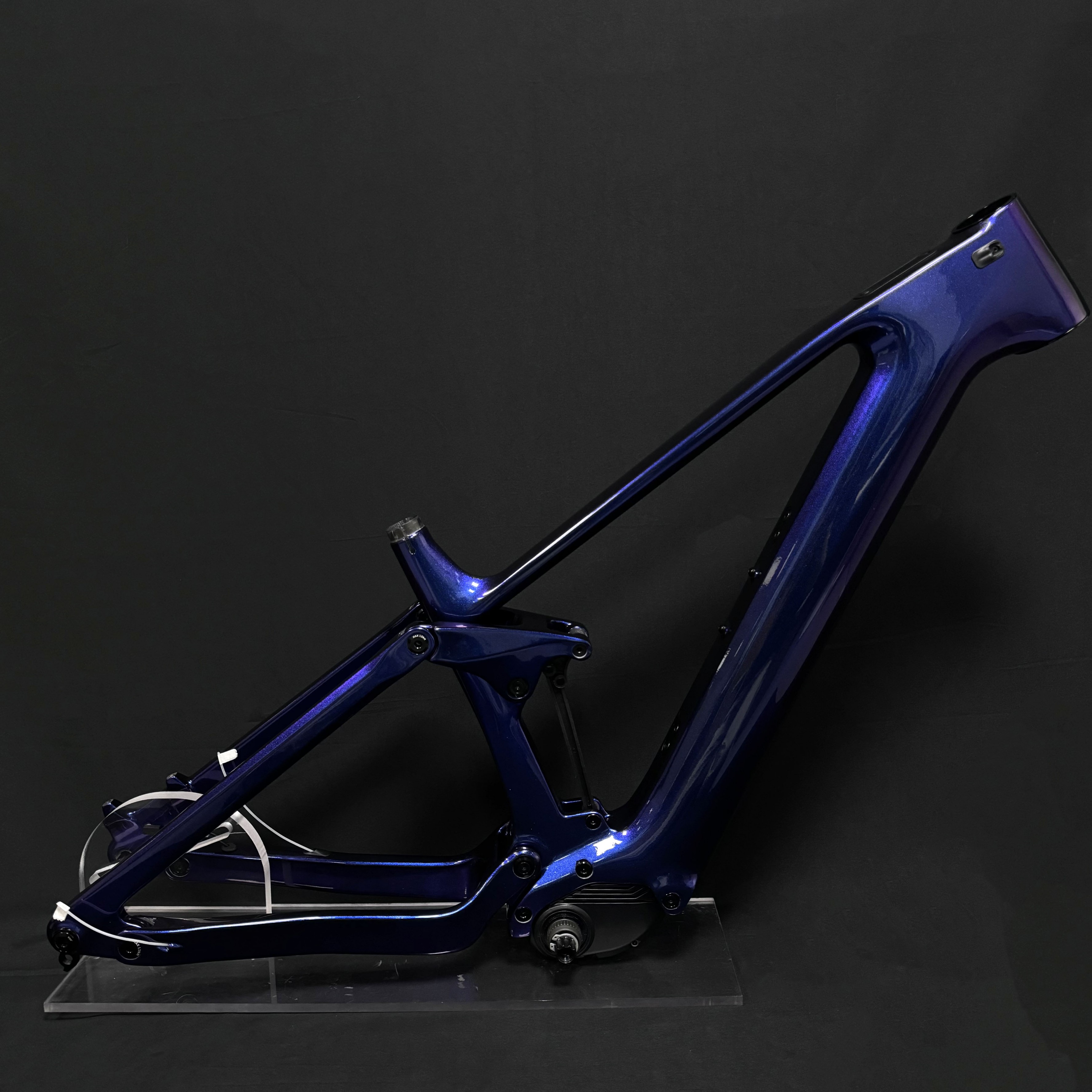 DPC030 Display Ebike Frame Frame Full Suspension Carbon Electric Mtb Frames for Central Bafang M820 Motor 250w E-Bike Frameset 12