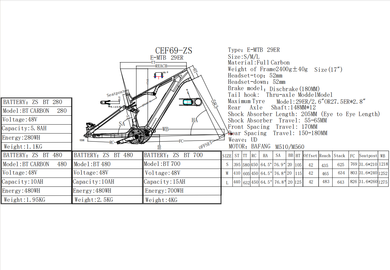 Bafang mid-drive motor 835Wh battery full suspension e-MTB 29-inch carbon fiber frame mountain bike 15