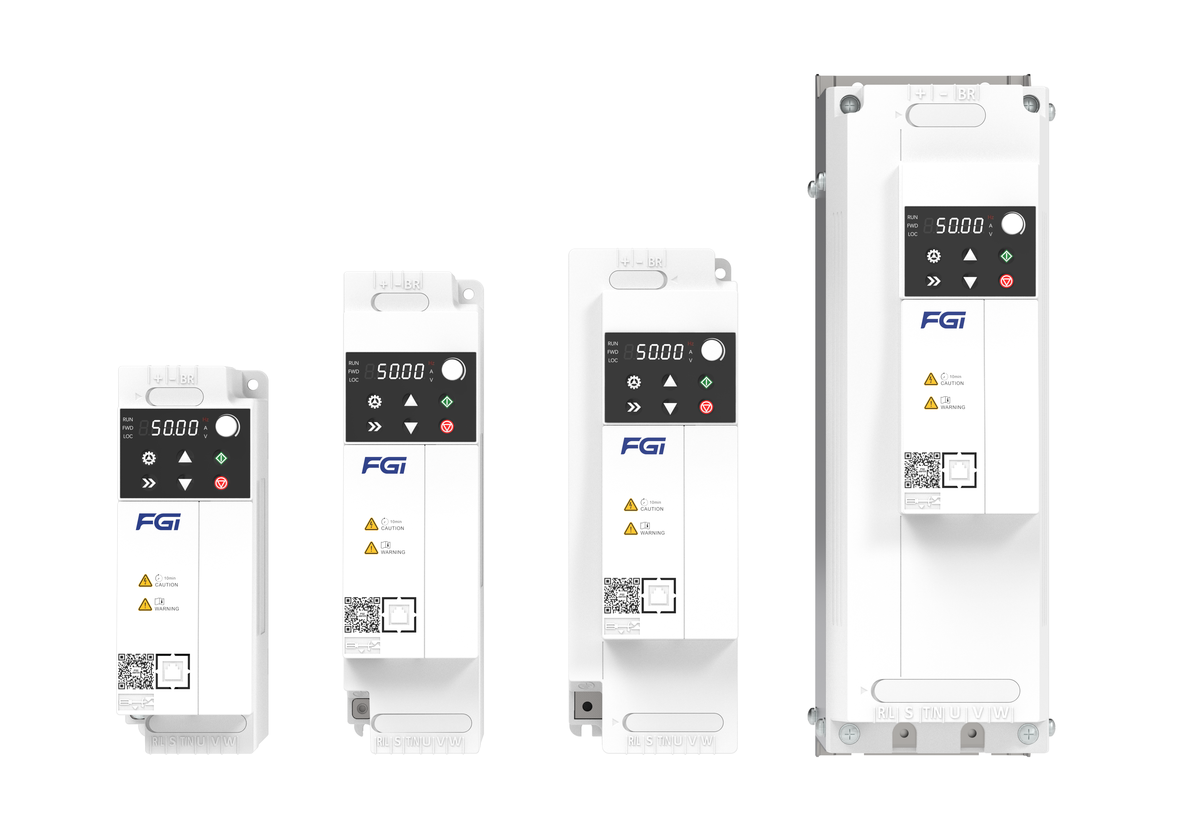 FD200 Serie a Vfd 0 4kw Monofásico 220V 15 50Hz 60Hz Rango permitido