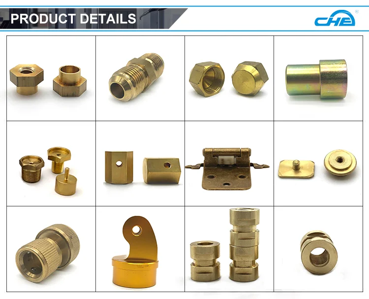 Kundenspezifische CNC-Teilebearbeitung aus Kupfer-Aluminiumlegierung, Drehzentrum, Maschinenteile 8