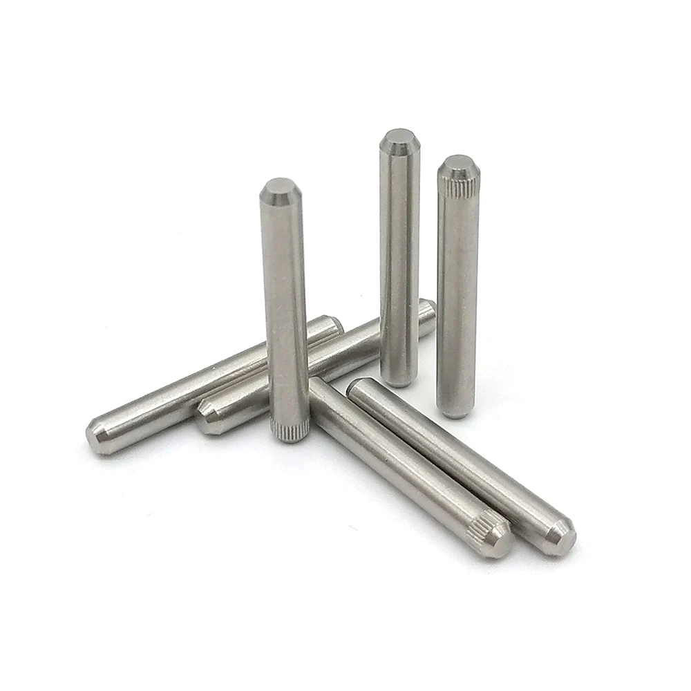 Goupille de cheville cylindrique en acier inoxydable 304, goupille d'étagère M2 M3 M4 M5 9