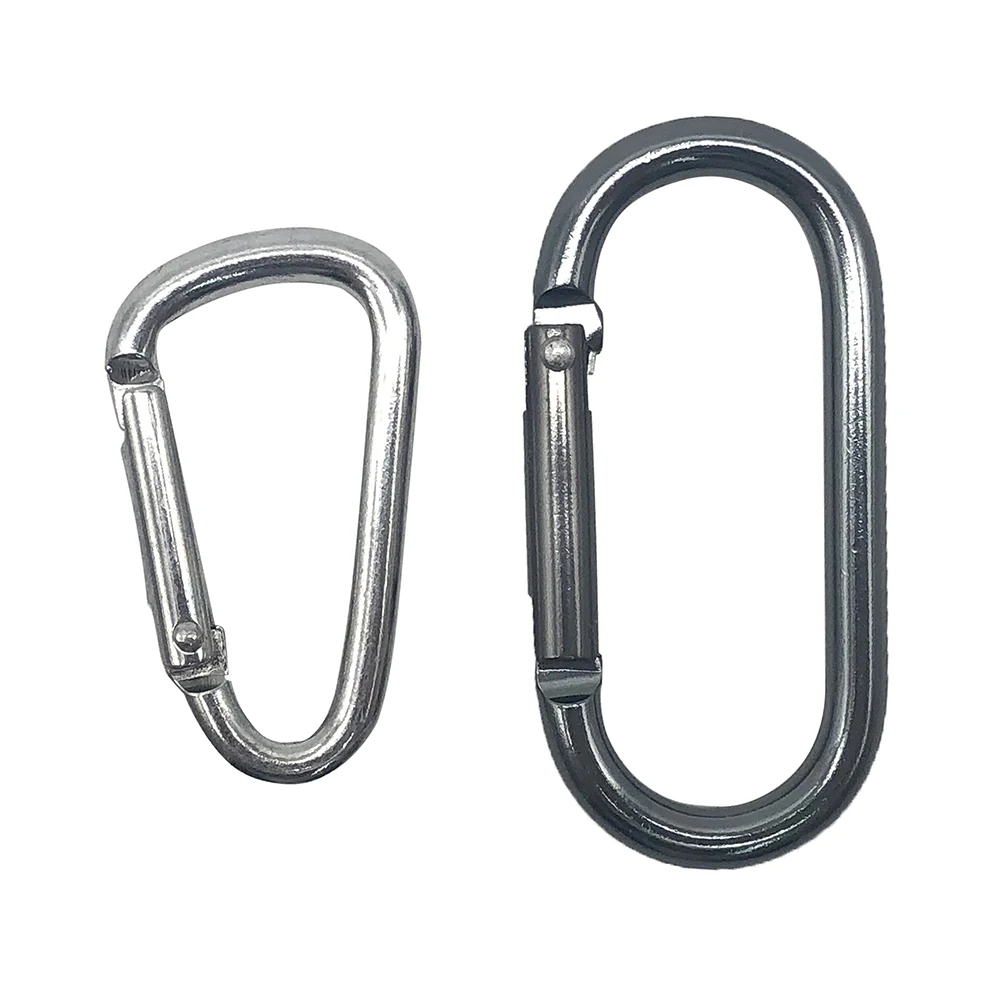 맞춤형 레이저 새겨진 로고 D 모양 스냅 전술상 후크 카라비너 13