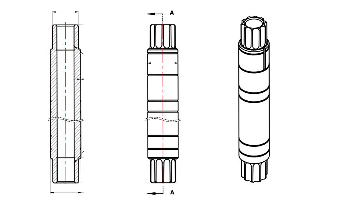 Custom Precision CNC Processing Turning OEM Machining Metal Aluminum Stainless Steel Parts Shaft 7