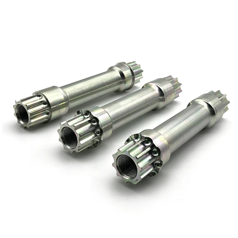 Custom Precision CNC Processing Turning OEM Machining Metal Aluminum Stainless Steel Parts Shaft 10