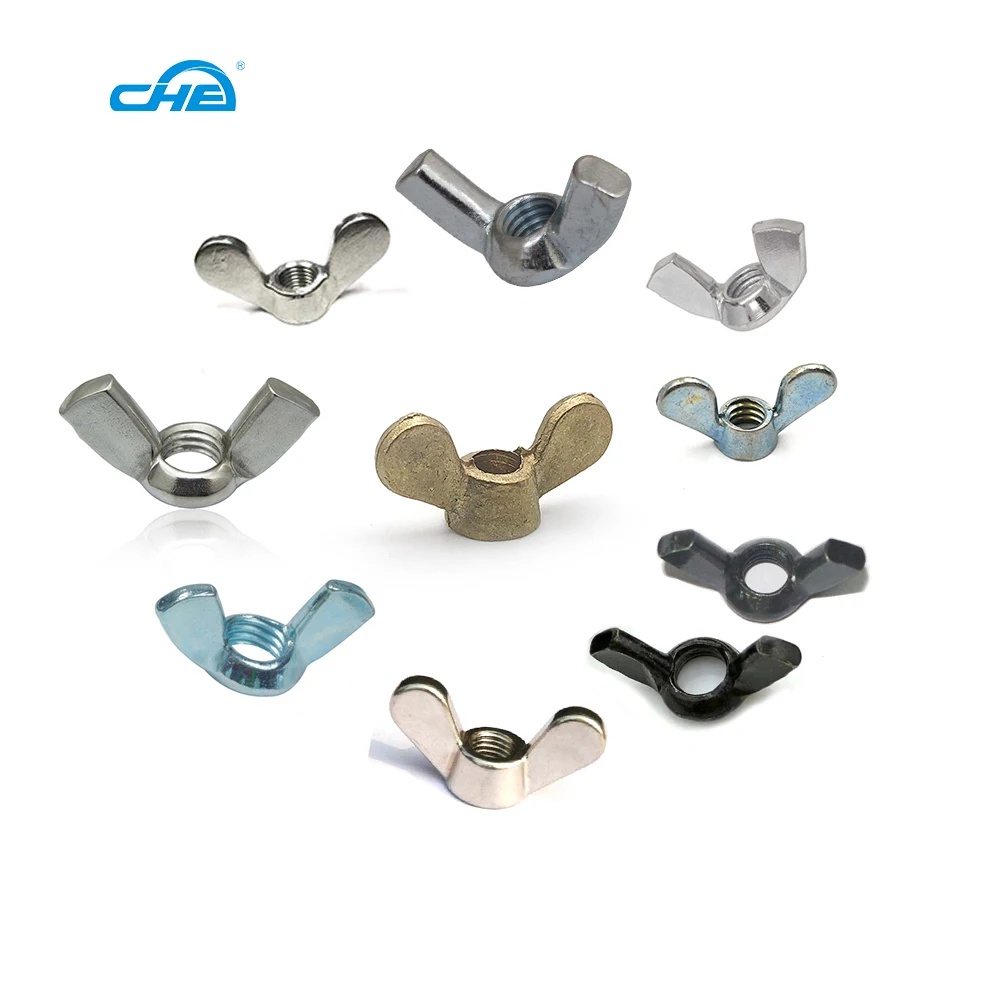Flügelmutter CNC-Drehbearbeitung Aluminium-Messing-Flügelmuttern 8