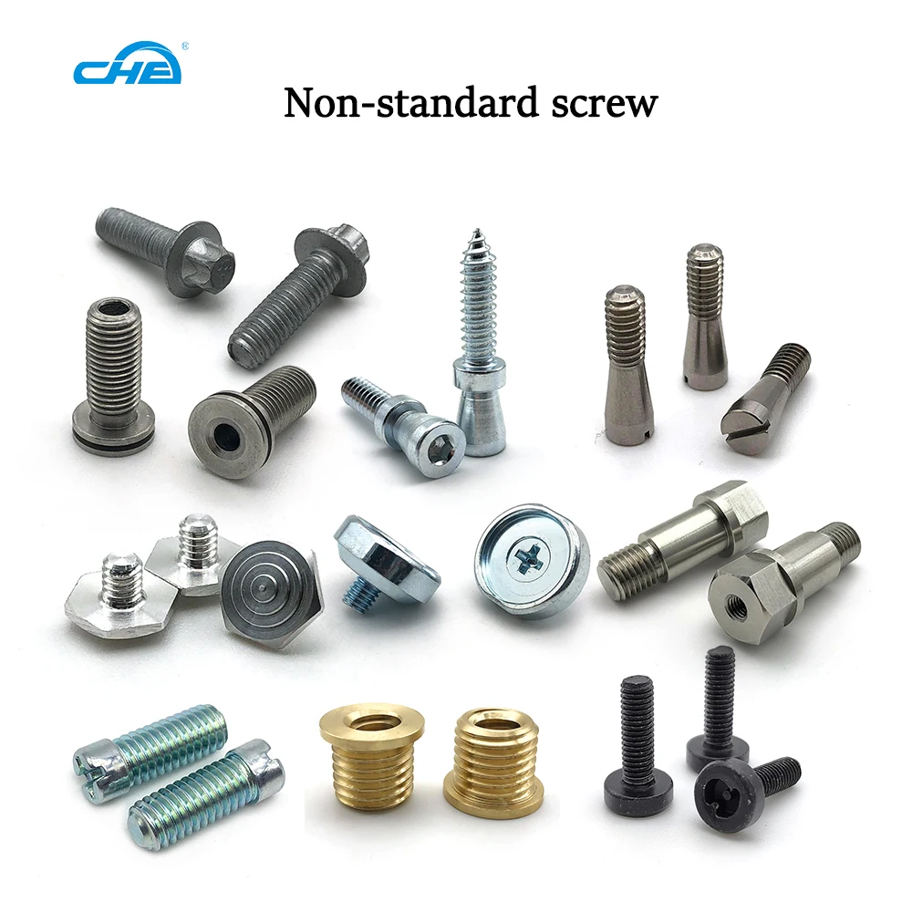 Tornillos de seguridad personalizados al por mayor tornillos de máquinas de medio diente de zinc azul para muebles 6