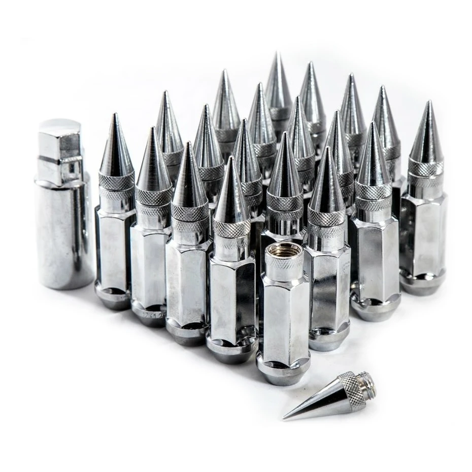 Китай оптовые пользовательские цветные противоугонные гайки с ЧПУ авто металлические стальные колеса противоугонные гайки 5