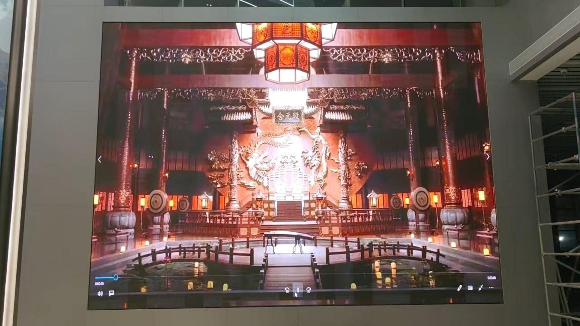 高級空間でテレビがCOB LEDビデオウォールに置き換えられる理由 1