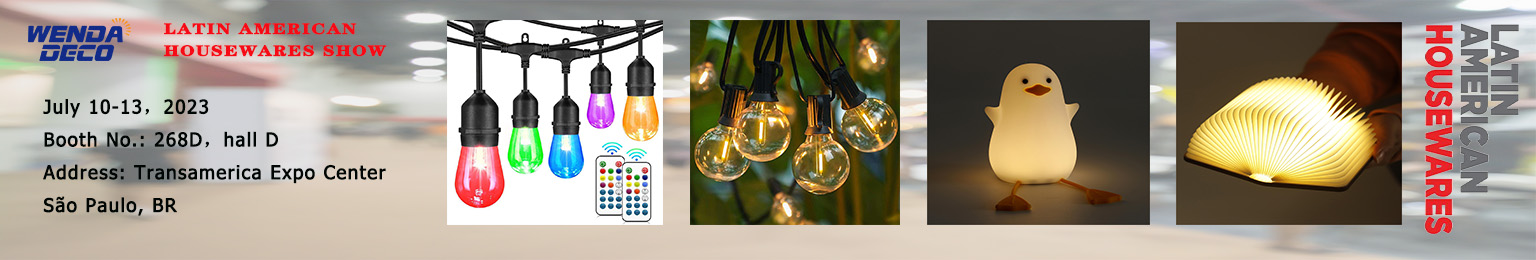 WENDADECO LATIN American Housewares Show Welcome to visit our Booth 268D hall D São Paulo July 10-13,2024 3